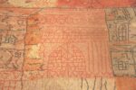 Detail Of Vintage Scandinavian Paul Klee Rug 71616 by Nazmiyal Antique Rugs