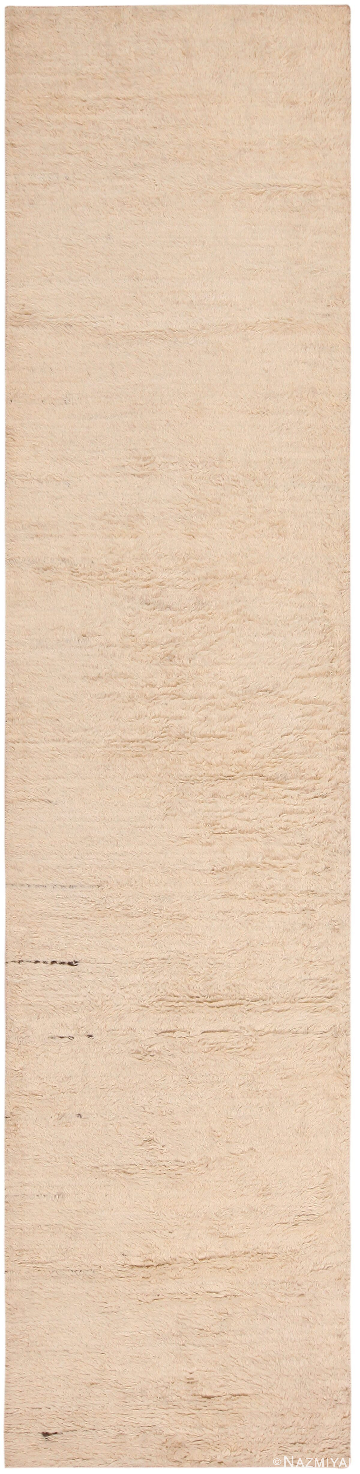 Soft Modern Moroccan Style Runner Rug 61058 by Nazmiyal Antique Rugs