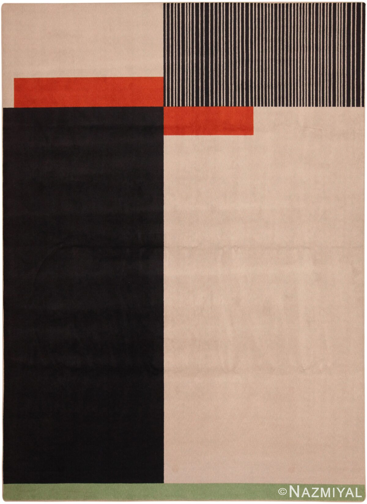 Vintage Scandinavian Ege Art Line Area Rug 71716 by Nazmiyal Antique Rugs