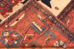 Weave Of Antique Persian Heriz Area Rug 71660 by Nazmiyal Antique Rugs