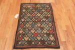 Whole View Of Antique American Tiger Eye Hooked Rug 45659 by Nazmiyal Antique Rugs