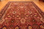Whole View Of Large Antique Persian Kerman Rug 71576 by Nazmiyal Antique Rugs