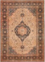 Antique Persian Mohtasham Kashan Rug 71342 by Nazmiyal Antique Rugs