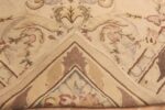 Back Of Large Antique American Hooked Rug 50315 by Nazmiyal Antique Rugs