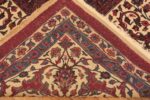 Back Of Large Vintage Persian Mashad Rug Signed Saber 71765 by Nazmiyal Antique Rugs