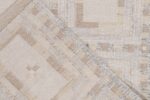 Back Of Modern Geometric Swedish Inspired Rug 61074 by Nazmiyal Antique Rugs