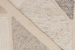 Back Of Swedish Inspired Modern Area Rug 61070 by Nazmiyal Antique Rugs