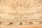 Border Of Large Antique American Hooked Rug 50315 by Nazmiyal Antique Rugs
