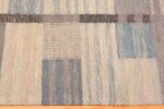 Border Of Square Modern Geometric Swedish Inspired Flat Woven Area Rug 60898 by Nazmiyal Antique Rugs