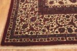 Corner Of Large Vintage Persian Mashad Rug Signed Saber 71765 by Nazmiyal Antique Rugs
