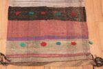 Detail Of Colorful Vintage Persian Kilim Runner Rug 60369 by Nazmiyal Antique Rugs