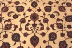 Detail Of Large Vintage Persian Mashad Rug Signed Saber 71765 by Nazmiyal Antique Rugs