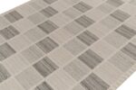 Detail Of Modern Geometric Swedish Inspired Rug 61078 by Nazmiyal Antique Rugs