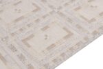 Detailed Of Modern Geometric Swedish Inspired Rug 61074 by Nazmiyal Antique Rugs
