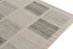 Details Of Modern Geometric Swedish Inspired Rug 61078 by Nazmiyal Antique Rugs