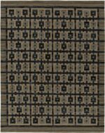 Geometric Modern Swedish Inspired Kilim Rug 61090 by Nazmiyal Antique Rugs