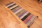 Side Of Colorful Vintage Persian Kilim Runner Rug 60369 by Nazmiyal Antique Rugs
