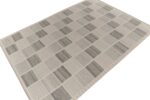 Side Of Modern Geometric Swedish Inspired Rug 61078 by Nazmiyal Antique Rugs