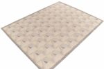 Side Of Modern Geometric Swedish Style Rug 61082 by Nazmiyal Antique Rugs