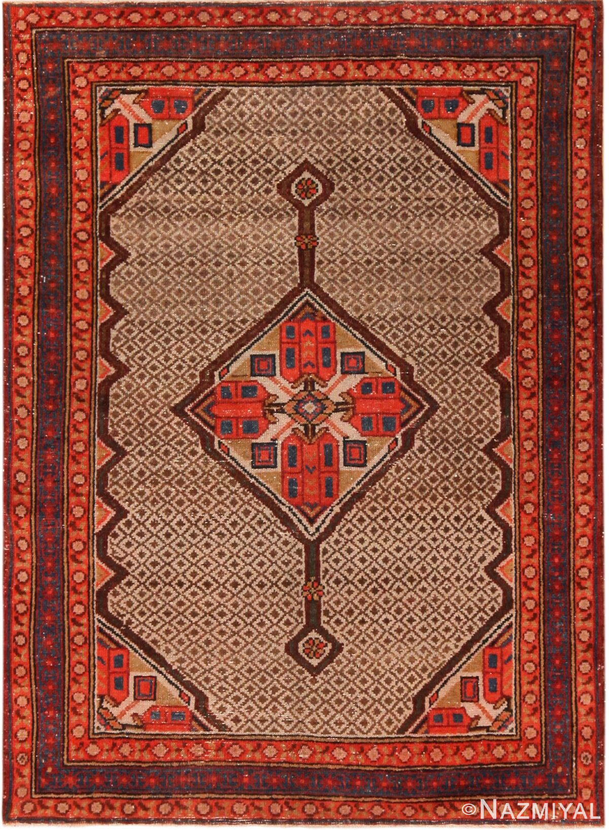 Antique Persian Serab Area Rug 71741 By Nazmiyal Antique Rugs