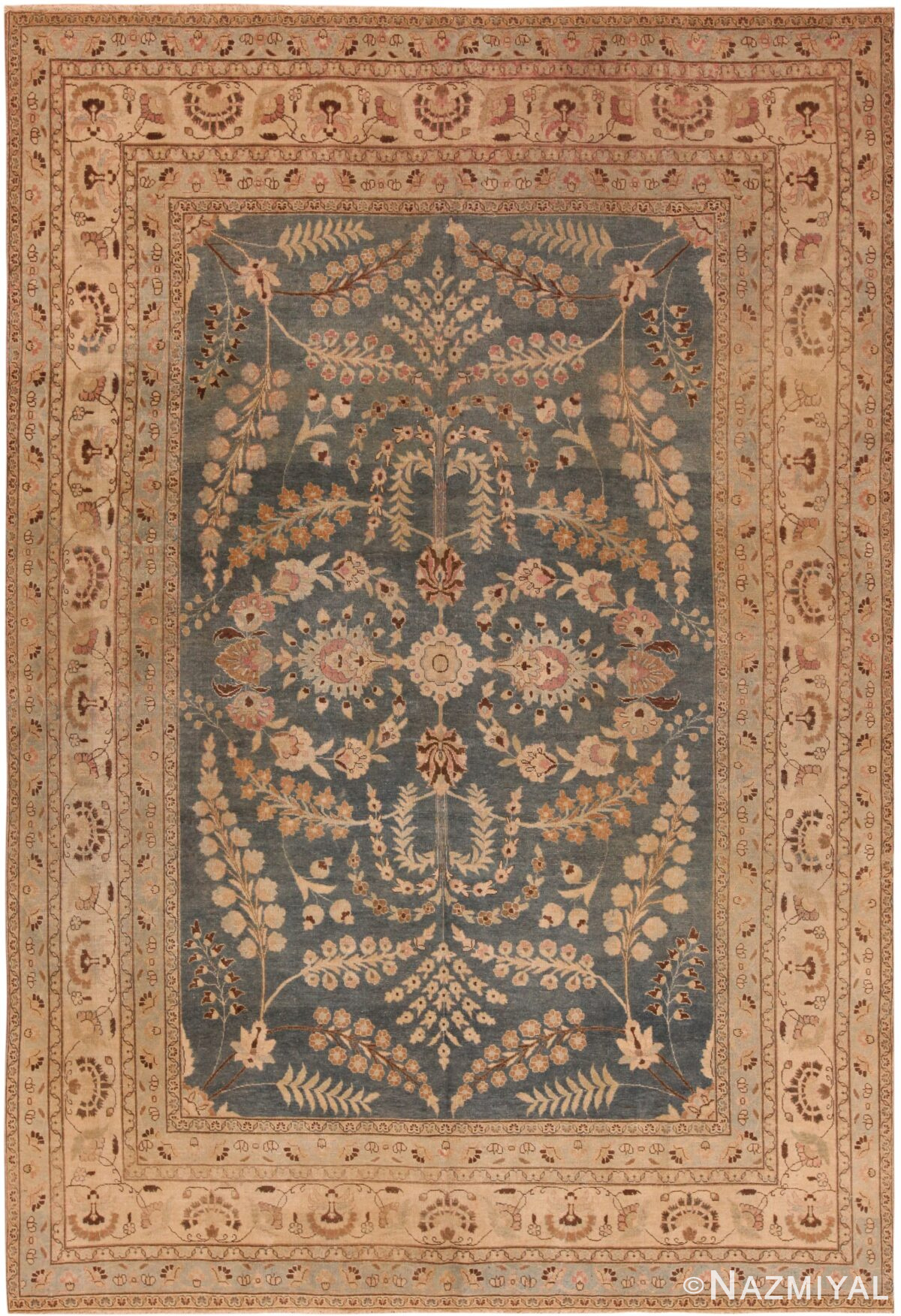 Fine Antique Khorassan Persian Area Rug 71736 by Nazmiyal Antique Rugs