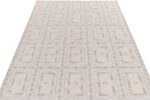 Whole View Of Modern Geometric Swedish Inspired Rug 61074 by Nazmiyal Antique Rugs