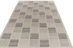 Whole View Of Modern Geometric Swedish Inspired Rug 61078 by Nazmiyal Antique Rugs