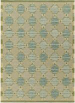 Wool Modern Swedish Inspired Rug 61097 by Nazmiyal Antique Rugs