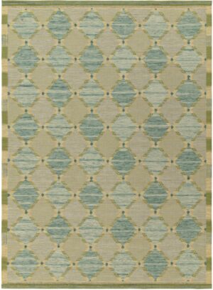 Wool Modern Swedish Inspired Rug 61097 by Nazmiyal Antique Rugs