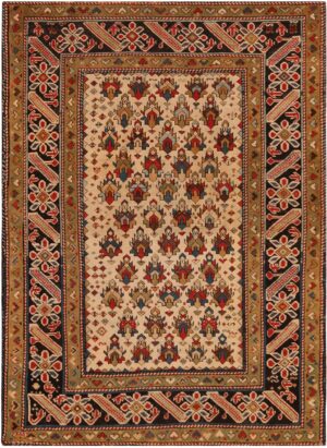Antique Caucasian Chichi Rug 71804 by Nazmiyal Antique Rugs