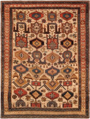 Antique Caucasian Kuba Rug 71813 by Nazmiyal Antique Rugs