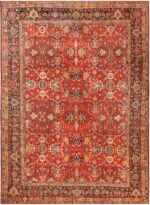 Antique Persian Sultanabad Rug 71798 by Nazmiyal Antique Rugs