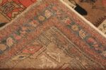 Back Of Antique Persian Pictorial Bakshaish Rug 71700 by Nazmiyal Antique Rugs