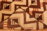 Back Of Geometric Vintage French Art Deco Runner Rug 70969 by Nazmiyal Antique Rugs