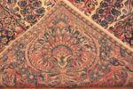 Back Of Large Antique Persian Kerman Floral Rug 71778 by Nazmiyal Antique Rugs