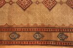 Border Of Geometric Antique Persian Serab Rug 71743 by Nazmiyal Antique Rugs