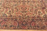 Border Of Large Antique Persian Kerman Floral Rug 71778 by Nazmiyal Antique Rugs