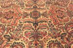 Detail Of Large Antique Persian Kerman Floral Rug 71778 by Nazmiyal Antique Rugs
