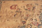 Detail Of Large Antique Persian Tabriz Area Rug 71774 by Nazmiyal Antique Rugs