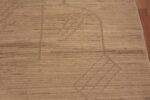 Detail Of Modern Tribal Design Moroccan Style Runner Rug 61103 by Nazmiyal Antique Rugs