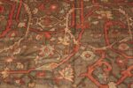 Detail Of Fine Antique Persian Silk Heriz Area Rug 71577 by Nazmiyal Antique Rugs