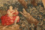 Detailed Of 17th Century Antique French Tapestry 70857 by Nazmiyal Antique Rugs
