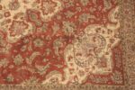 Details Of Fine Room Size Vintage Persian Silk Qum Rug 70245 by Nazmiyal Antique Rugs