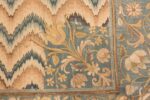 Flower Of Antique Italian Silk Textile 71267 by Nazmiyal Antique Rugs