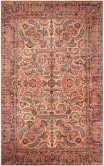 Large Antique Persian Kerman Floral Rug 71778 by Nazmiyal Antique Rugs