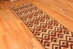 Side Of Geometric Vintage French Art Deco Runner Rug 70969 by Nazmiyal Antique Rugs