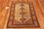 Whole View Of Geometric Antique Persian Serab Rug 71743 by Nazmiyal Antique Rugs