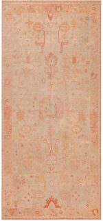 Antique Turkish Ghiordes Gallery Size Rug 71699 by Nazmiyal Antique Rugs