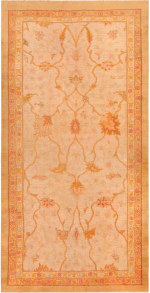 Antique Turkish Oushak Rug 71750 by Nazmiyal Antique Rugs