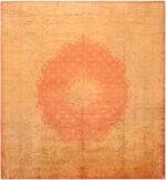 Antique Turkish Oushak Square Rug 71821 by Nazmiyal Antique Rugs